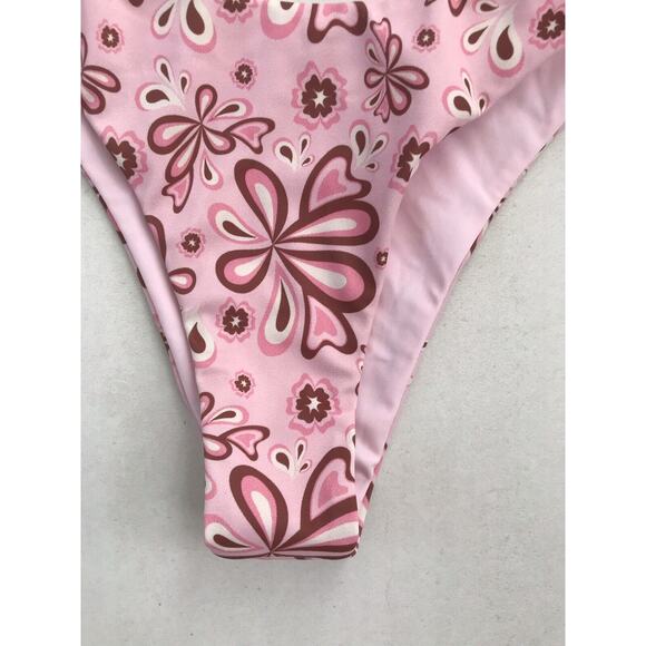 Nessy Swimwear Cindy Dahlia Cheeky Bikini Bottom - Picture 3 of 7